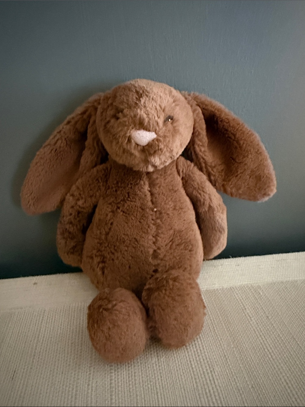 Jellycat Chestnut Brown Plush Bunny Stuffed Animal